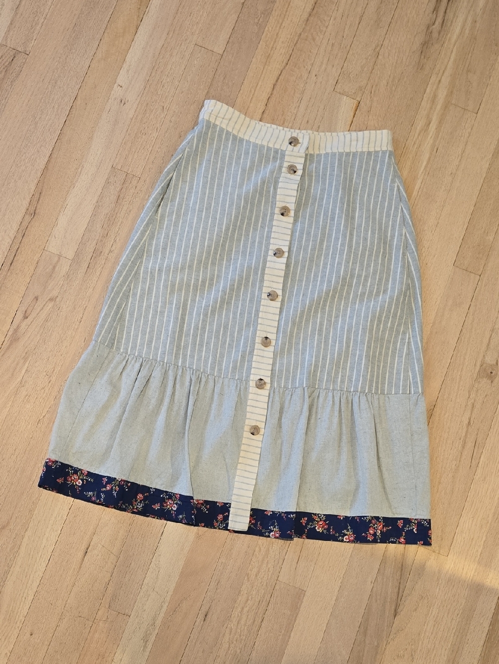Madewell  Denim-Jean Midi Skirt